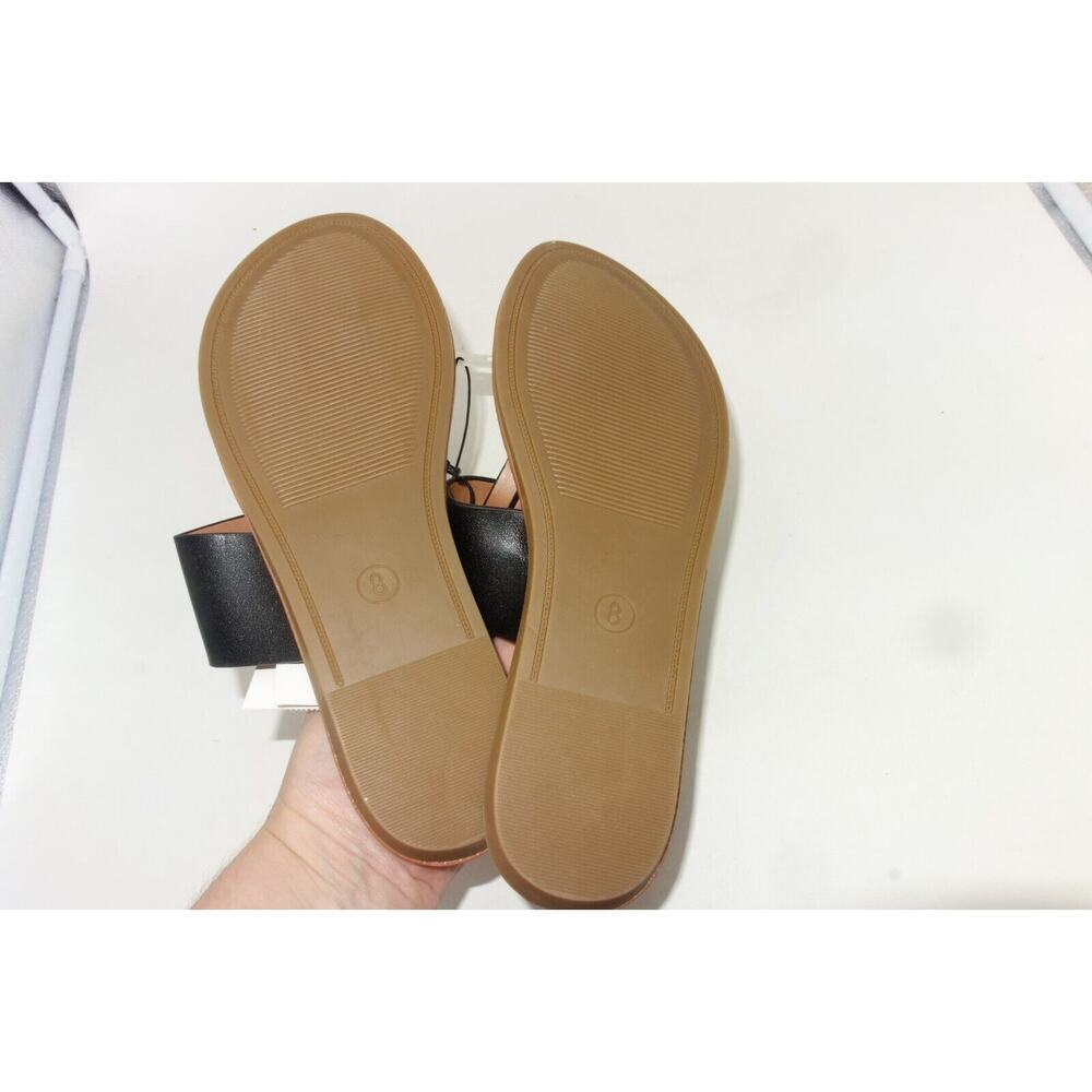 NEW A New Day Amelia Faux Leather Slide Sandals Flip Flops Women's 8 - Picture 9 of 9